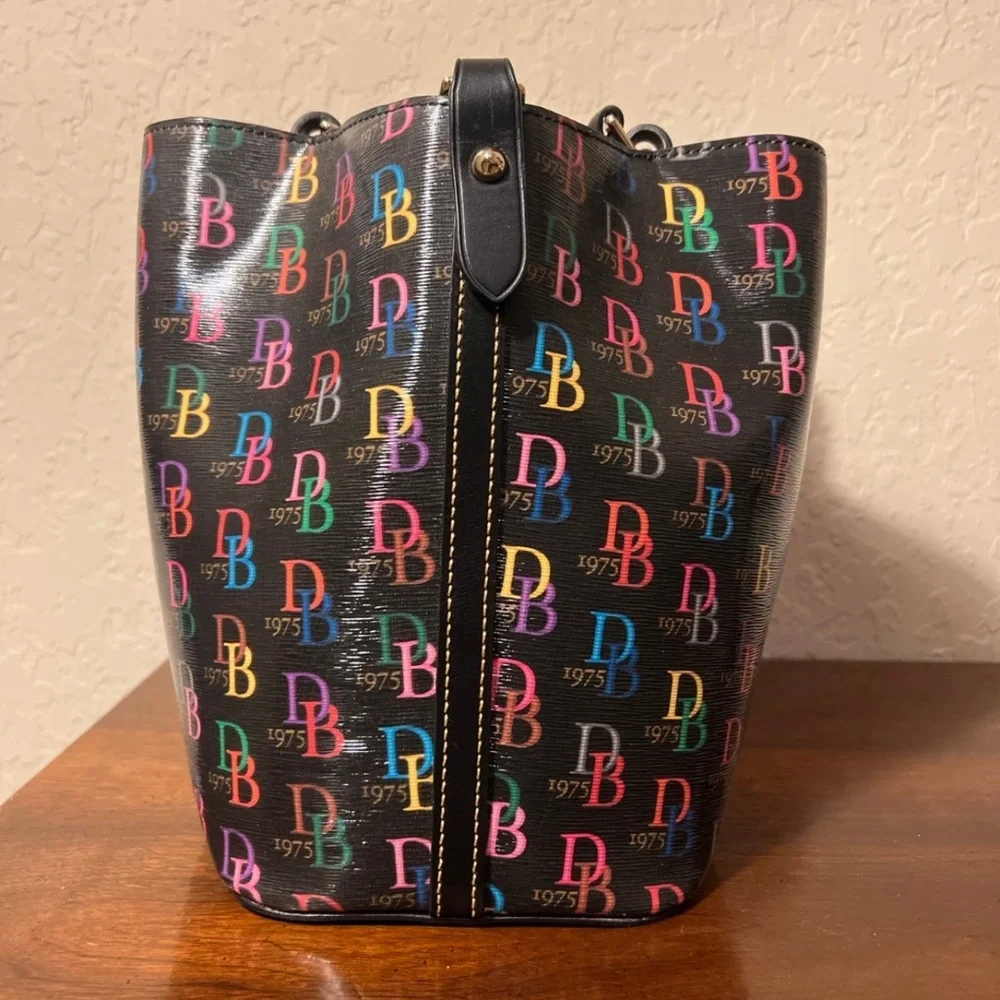 Dooney & Bourke Db75 Multi Brenna Satchel - Picture 5 of 12